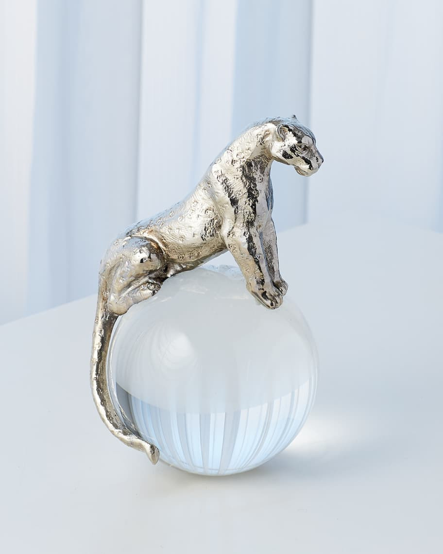 Brass Jaguar on Crystal Ball | Neiman Marcus
