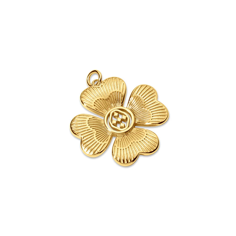 medallion dogwood flower charm | Gracewear Collection