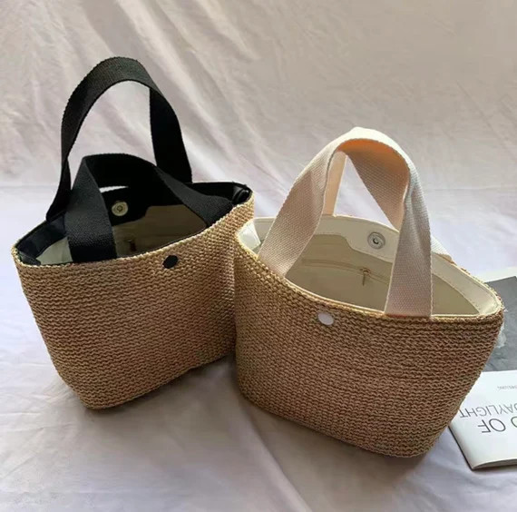 Beach Bag Holiday Bag Summer Bag Woven Bag Handle Beach Bag | Etsy | Etsy (US)