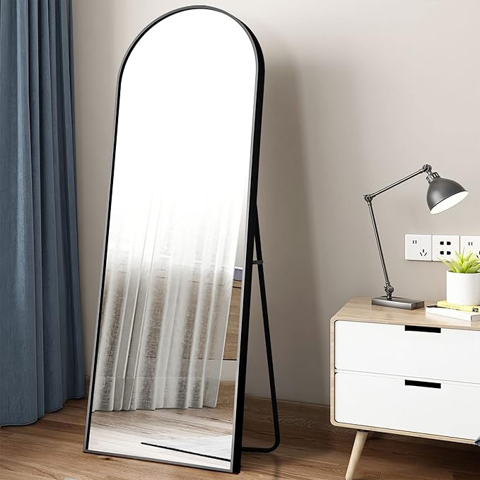 NeuType Arched Full Length Mirror Standing Hanging or Leaning Against Wall, Oversized Large Bedro... | Amazon (US)