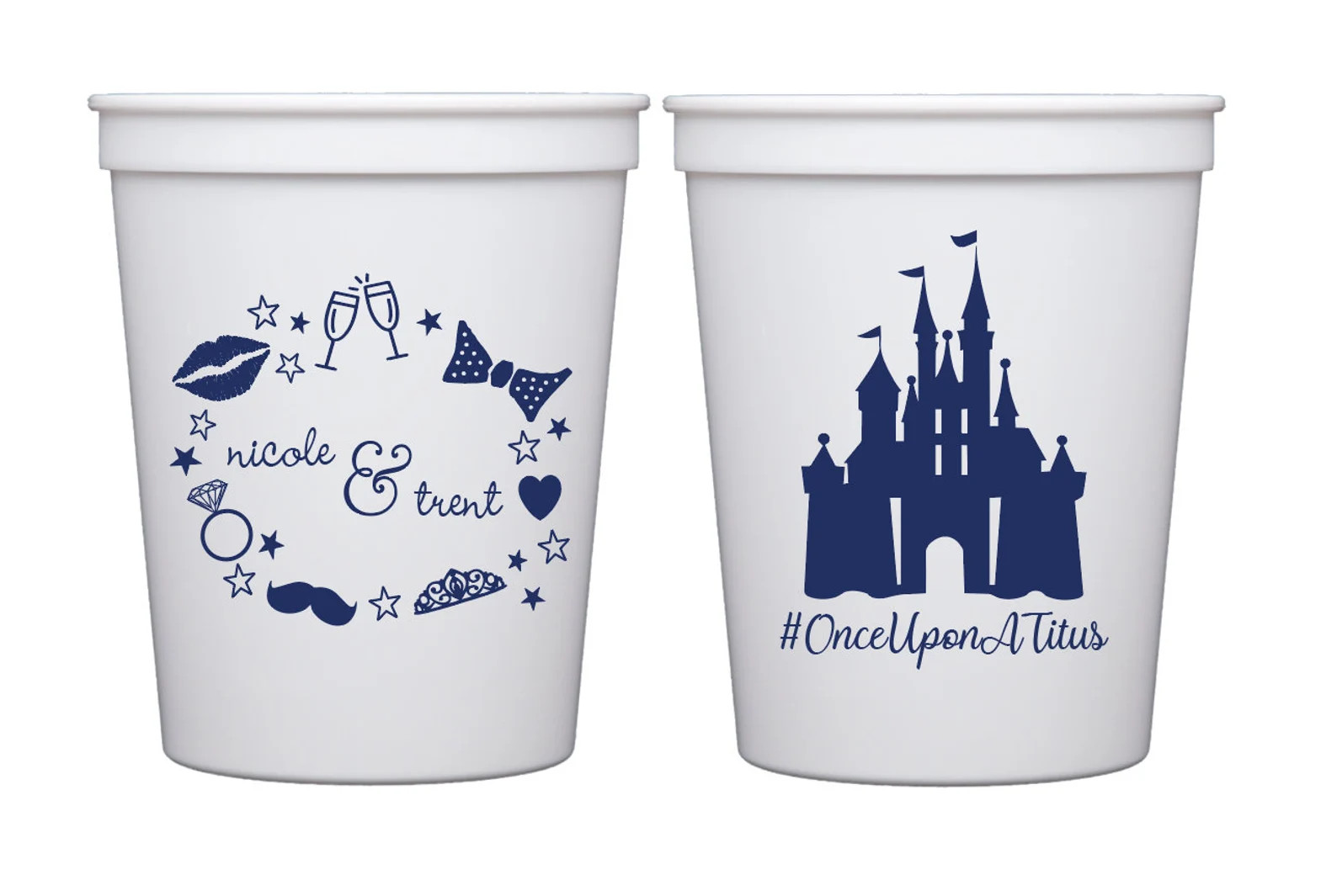 Fairytale castle cups, Fairytale wedding cups, Fairytale themed wedding cups, castle theme weddin... | Etsy (US)