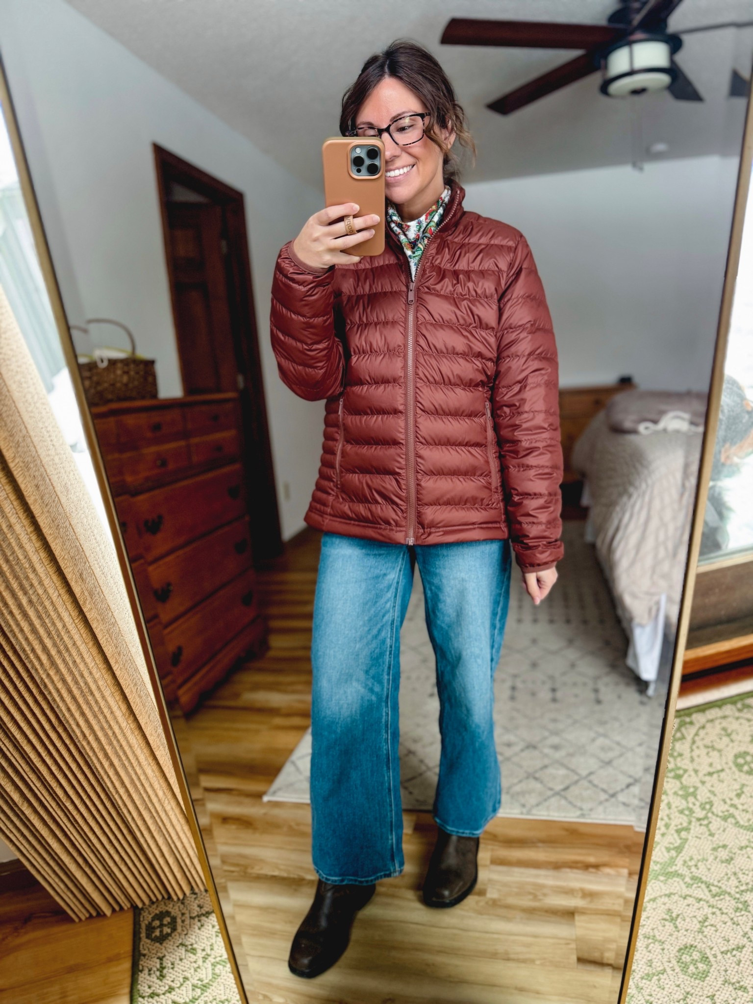 Wearing small in my coat (also linked the hooded version). Size small in my sweater (speckled beige), 24 in the 26” inseam in my jeans and 6 in my blundstone boots. This scarf is such a fun little accessory!


#LTKValentine #LTKPetite #LTKSeasonal