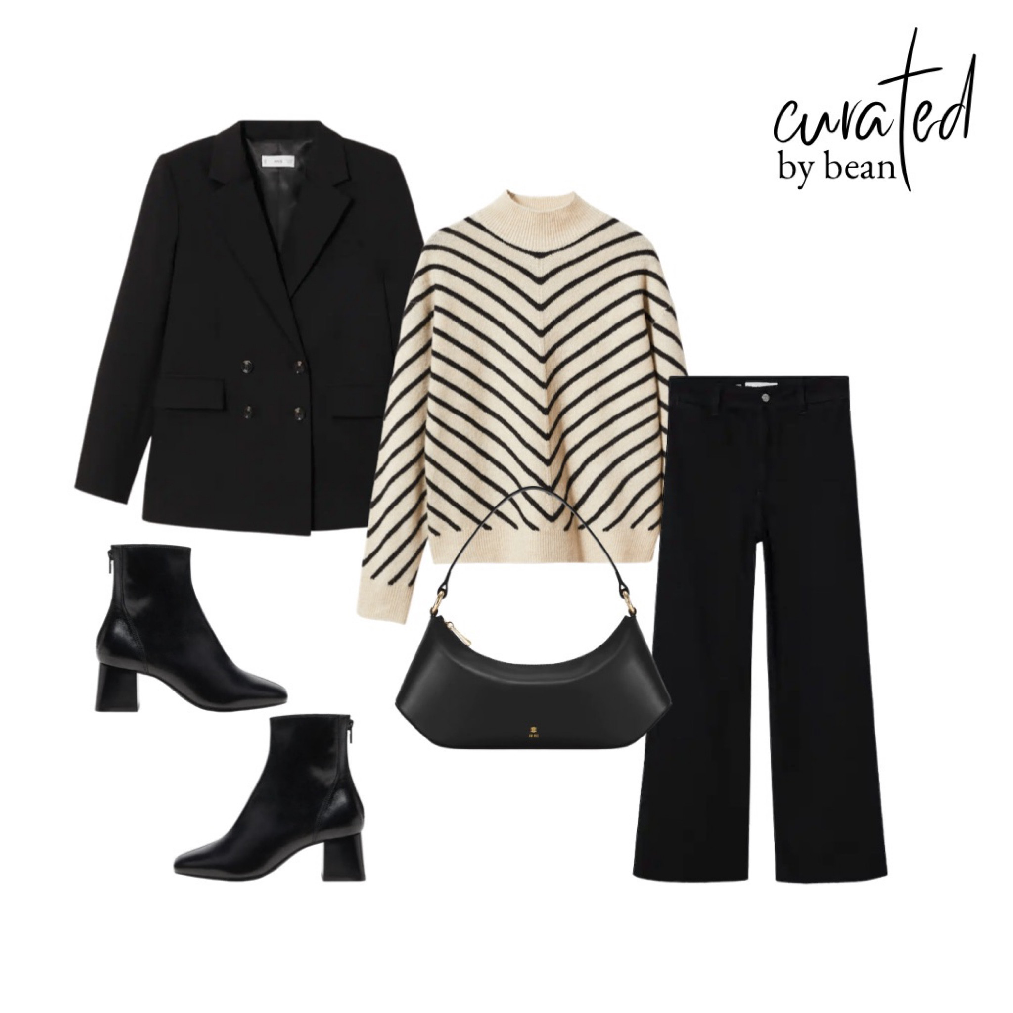 January capsule wardrobe | womens outfits, womens style, winter outfits, neutral outfits, neutral fashion, leather boots, winter boots, blazer, sweater, striped sweater

#LTKFind #LTKSeasonal #LTKstyletip