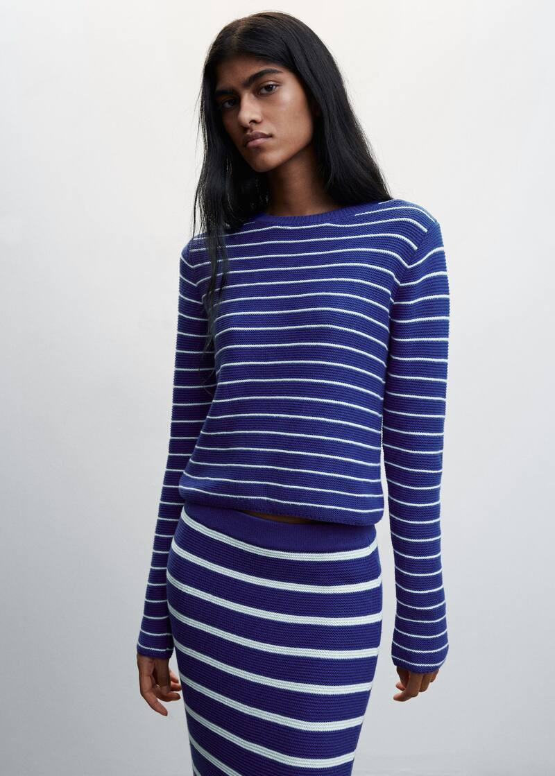 Search: Blue stripe knitted top (8) | Mango United Kingdom | MANGO (UK)
