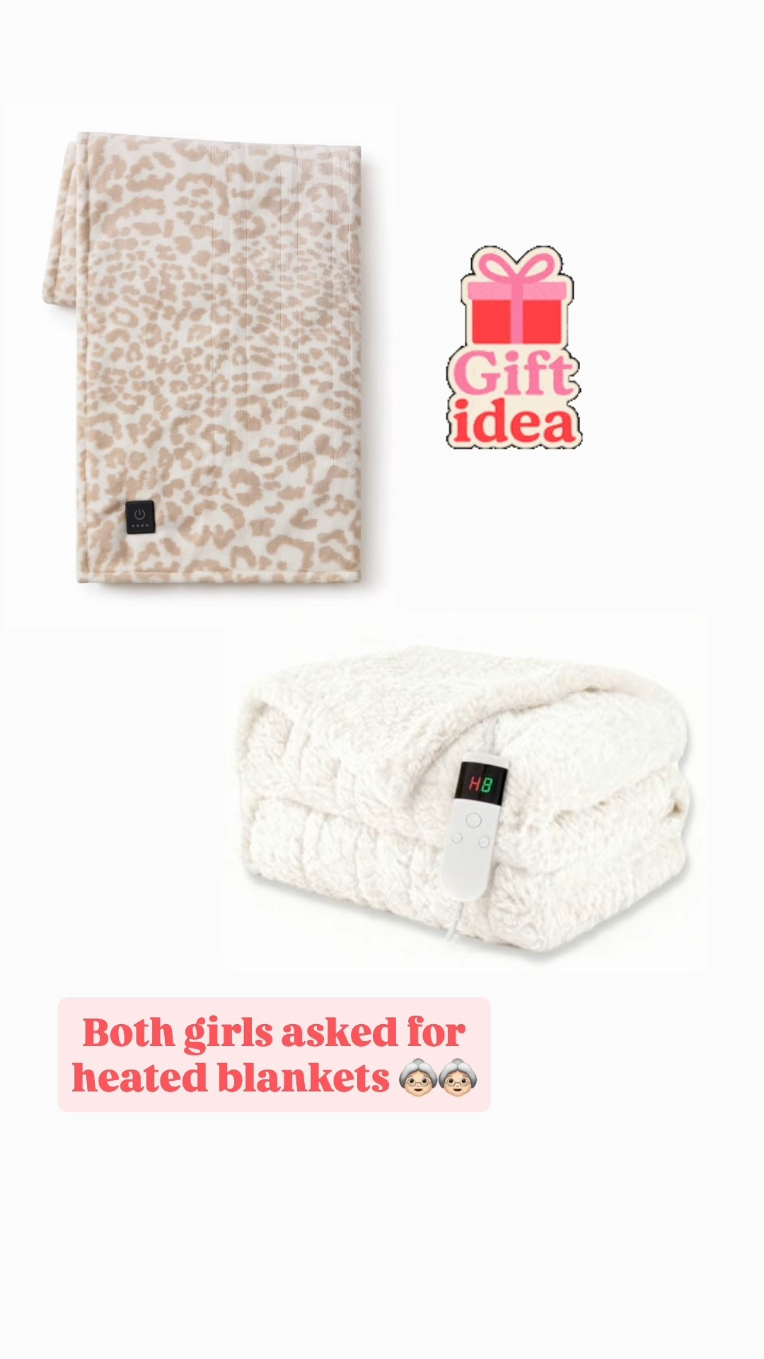 Heated blanket #girlschristmaspresent #christmaspresent #giftideas 

#LTKSaleAlert #LTKGiftGuide #LTKHoliday