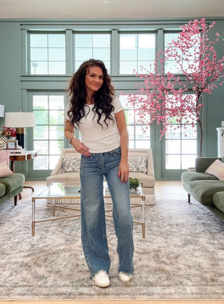 If you have been thinking of getting the jeans…DO IT! They are so good and fit perfect! Fit true to size, I am 5’3”

#americaneagle #widelegjeans #ootd
#homedecor

#LTKfindsunder100 #LTKstyletip #LTKfindsunder50