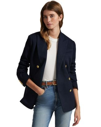 Ralph Lauren Knit Double Breasted Blazer  | Bloomingdale's Women | Bloomingdale's (US)
