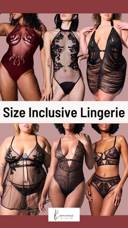 Everyone deserves to feel beautiful and sexy every day of the year, but especially on Valentine’s Day! Check out these size inclusive intimates and lingerie to gift your special someone or to spoil yourself! Lingerie | Midsize Lingerie | Plus Size Lingerie | Size Inclusive Intimates | Lace Bra + Panty Set | Valentine’s Day Lingerie | Valentine’s Day Gift Ideas

#LTKGiftGuide #LTKcurves #LTKstyletip