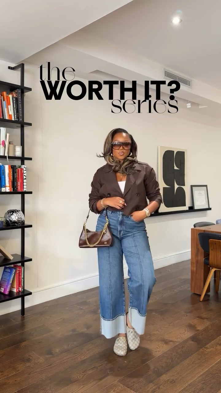 Hii!! 5’9 200 lbs wearing a small in the jackets (they already run big and I like it perfectly cropped!) medium in tops and large in skirts. Large tall in bottoms!! Tagged similar jeans because mine are old :(

#LTKgrwm #LTKootd #LTKTall
