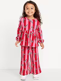 Waffle-Knit Peplum Top and Pants Set for Toddler Girls | Old Navy (US)