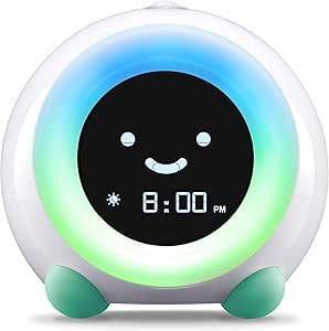 LittleHippo Mella Ready to Rise Children's Sleep Trainer, OK to Wake Alarm Clock, Night Light and... | Amazon (US)