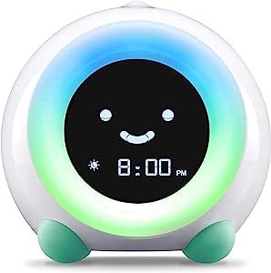 LittleHippo Mella Ready to Rise Children's Sleep Trainer, OK to Wake Alarm Clock, Night Light and... | Amazon (US)
