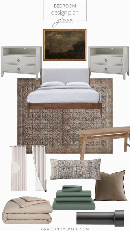 Our bedroom design plan is ready! I’m going for sophistication and calm. Lots of Labor Day sales still available on this Loloi rug, nightstands, and more!

#LTKSale #LTKhome #LTKunder100