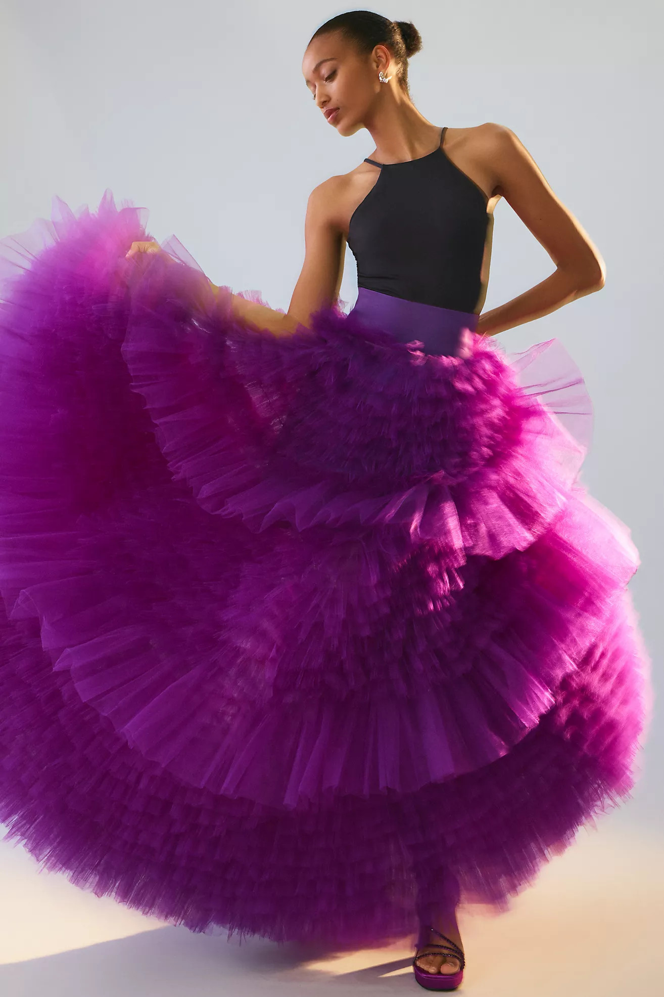 Morphine Fashion Layered Tulle Skirt | Anthropologie (US)