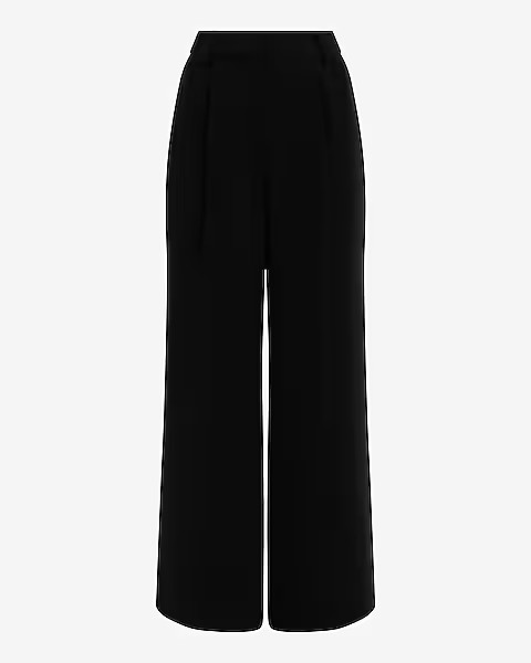 High Waisted Relaxed Trouser | Express