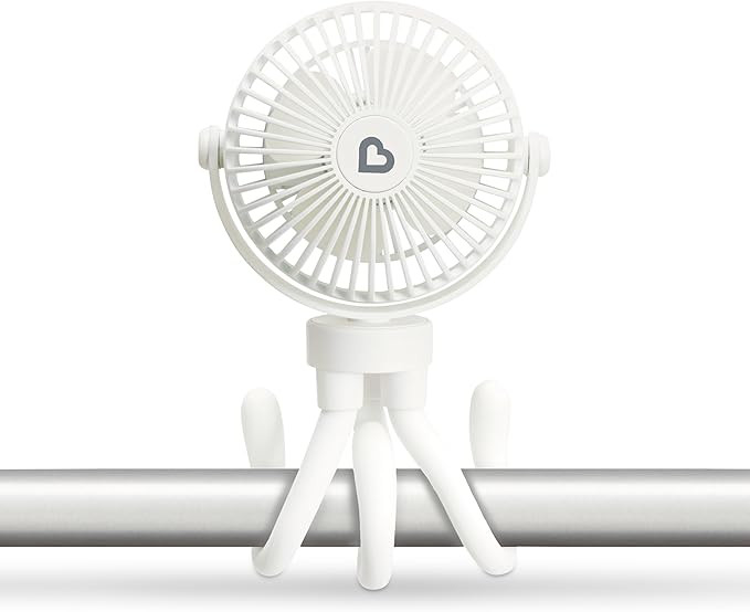 Munchkin Stroller Fan - Portable Fan for Travel, Baby Gear Accessory with 4 Speeds, Flexible Clip... | Amazon (US)