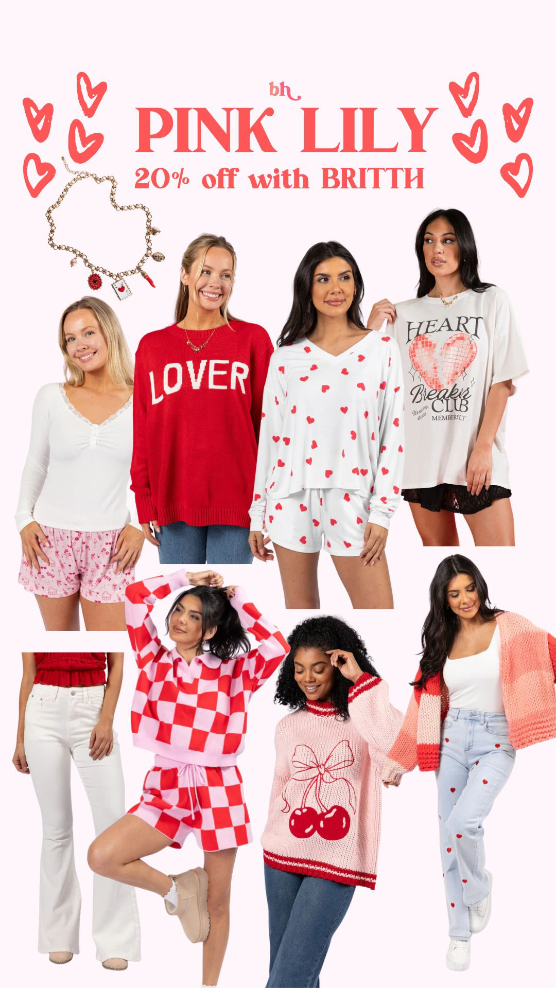 Valentines Day Outfit favorites from Pink Lily! 

Use code BRITTH for 20% off!

@pinklily  

 #LTKSeasonal #LTKParties #LTKStyleTip