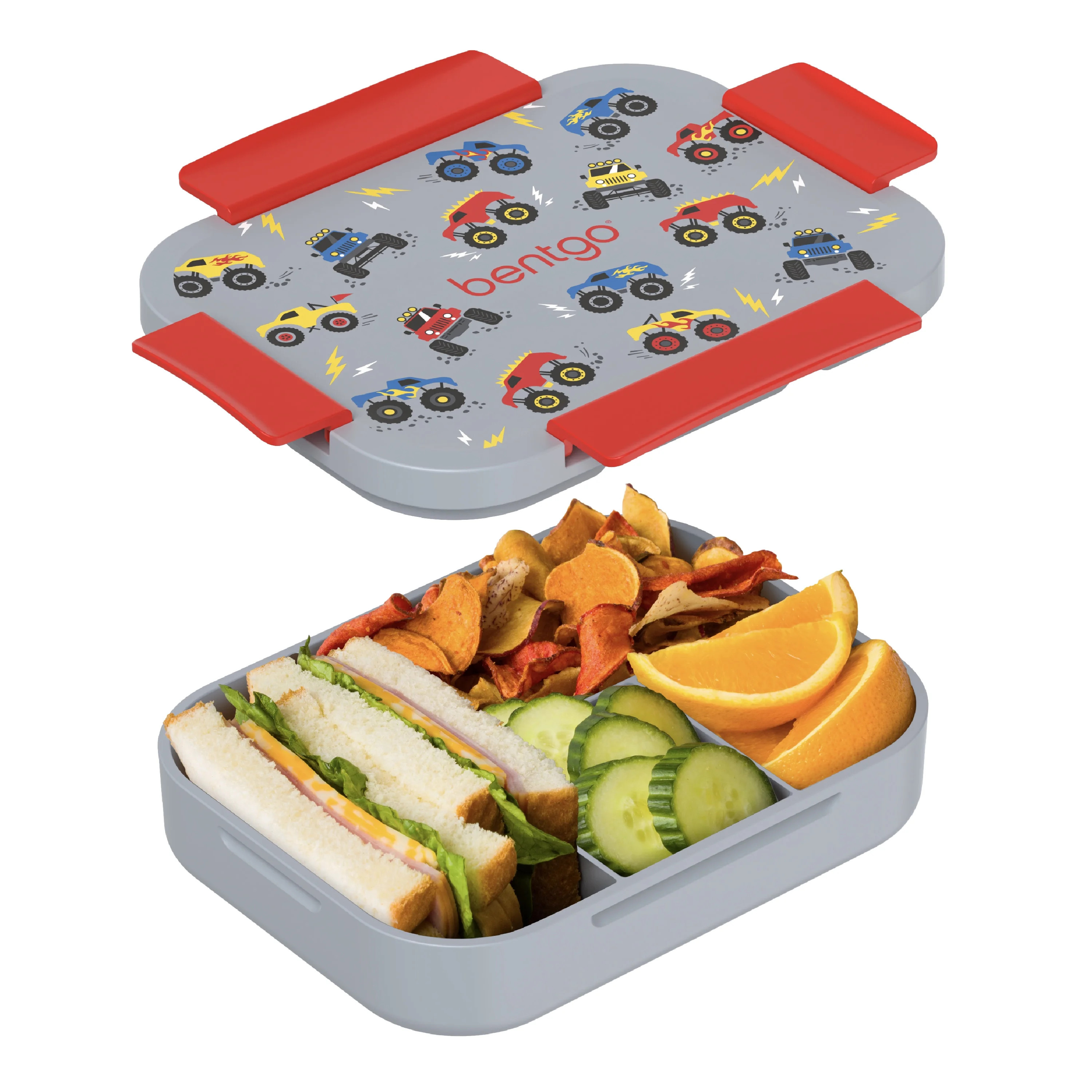 Bentgo Kids Snap & Go Leak-Proof Lunch Box - Trucks | Walmart (US)