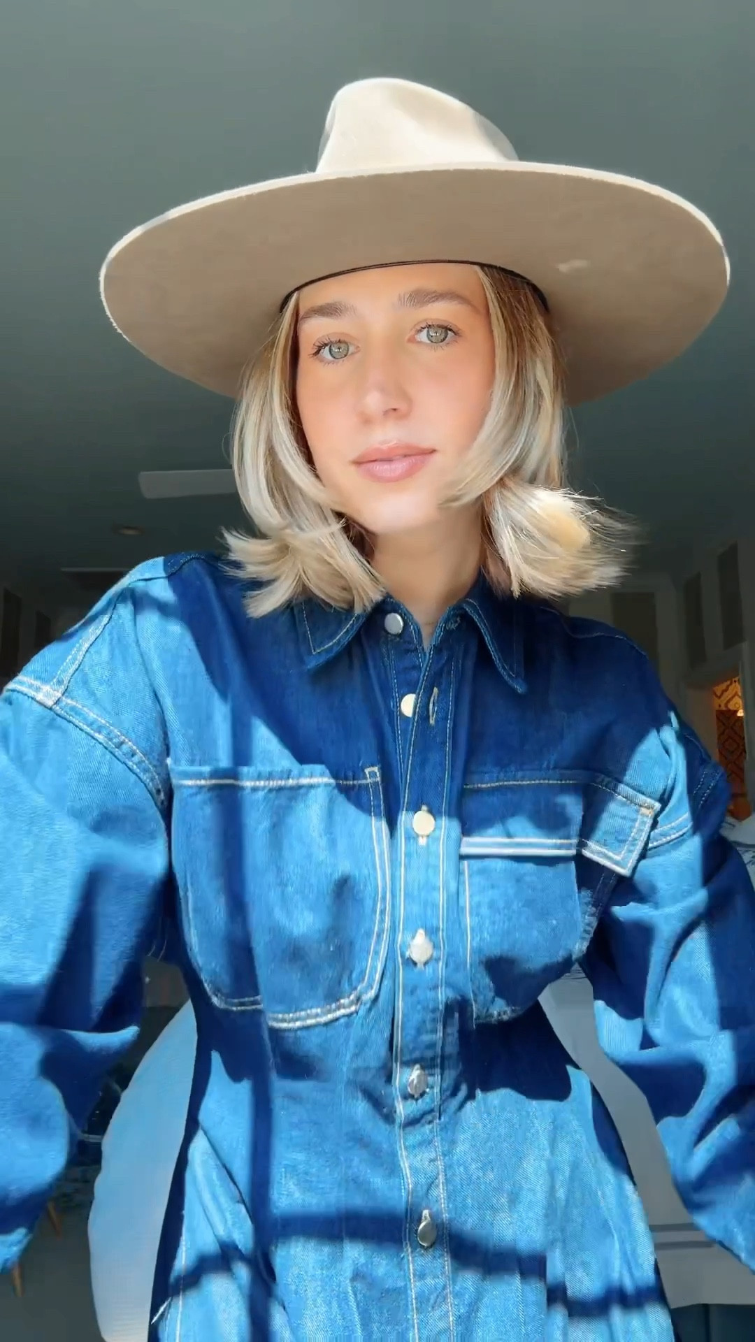 Hat was custom made at Marsh & Magnolia in Charleston, but I linked similar to both the hat & my denim dress! 🤠

#LTKStyleTip