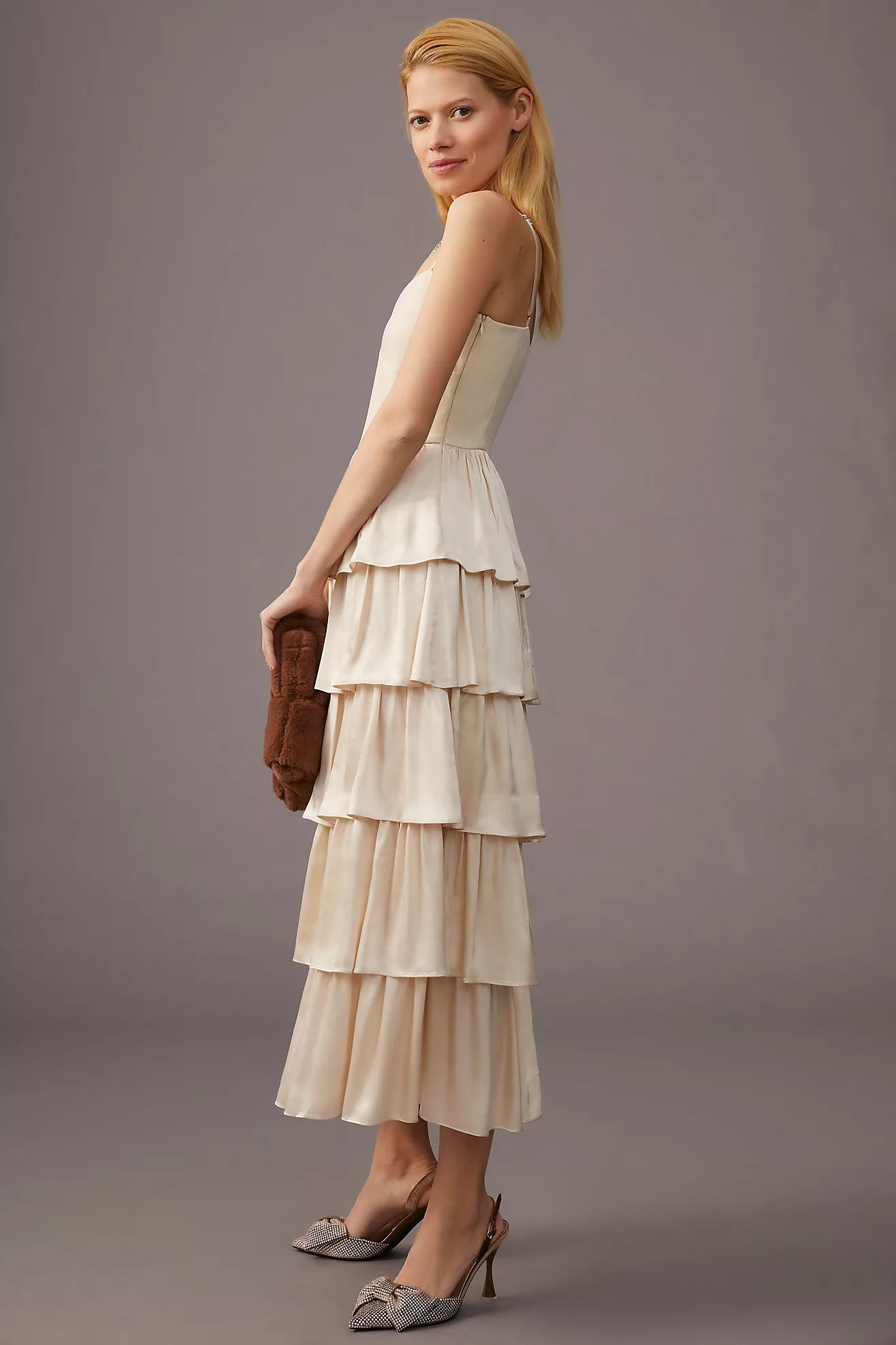 Endless Rose Tiered Sweetheart Dress | Anthropologie (US)