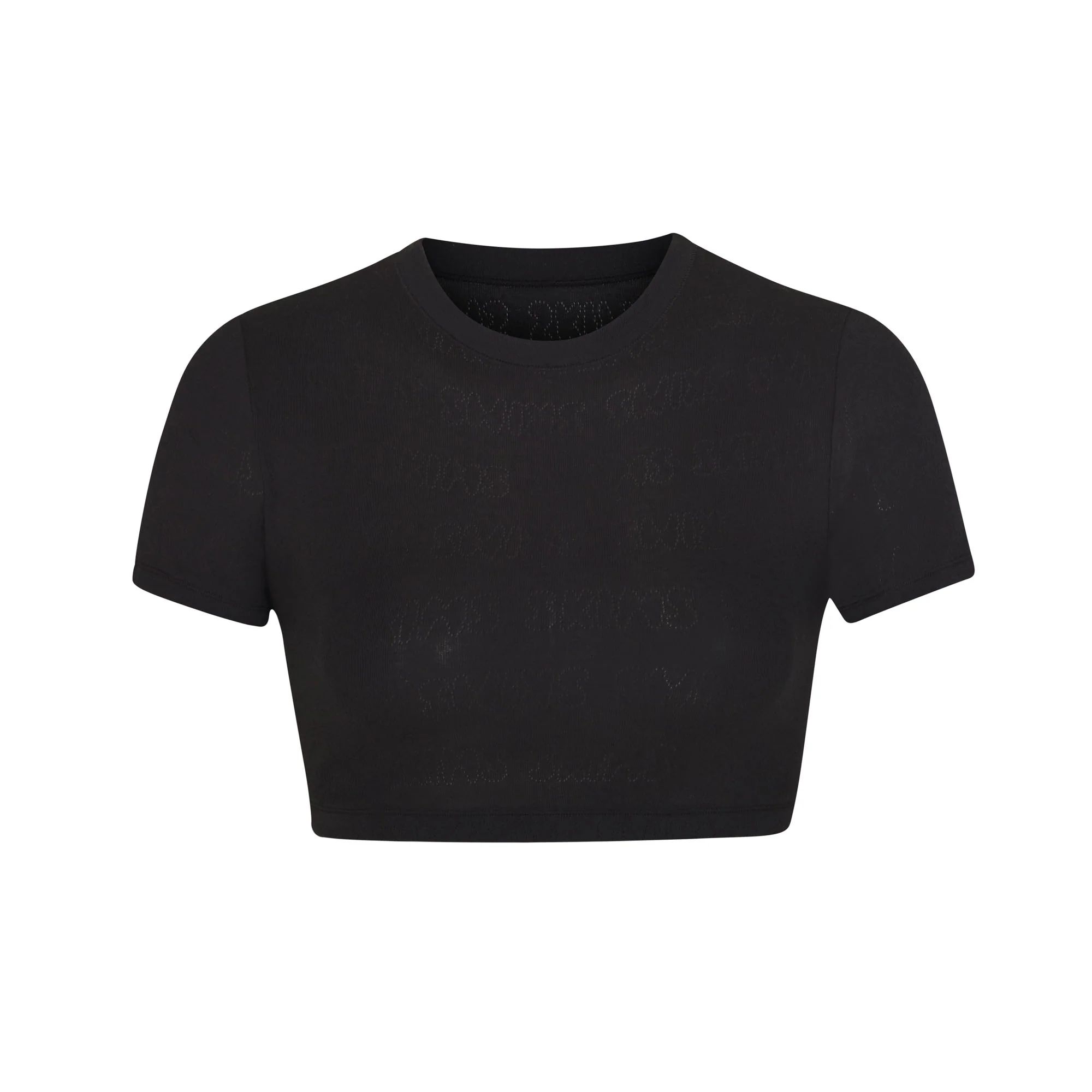 LACE POINTELLE CROPPED TEE | SKIMS (US)