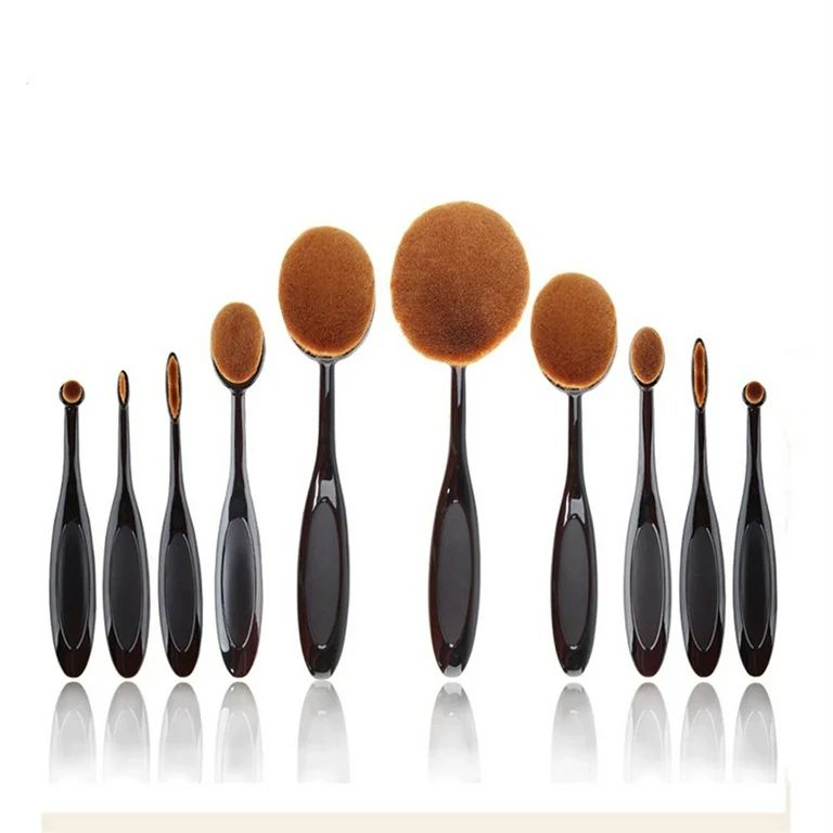 Just Clearance Beauty Toothbrush Shaped Foundation Makeup Oval Cream Puff Brushes 10 Pcs Christma... | Walmart (US)