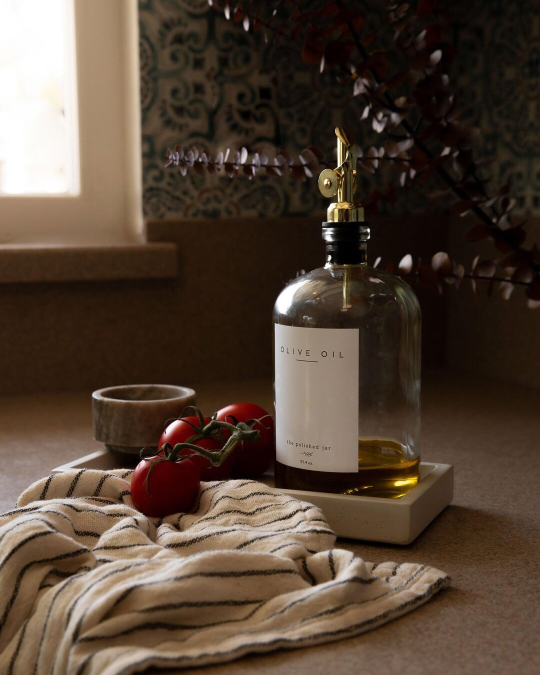 Olive Oil Pour Bottle Kitchen Pour Bottle Vinegar Pour Bottles Pour Bottles for Cooking Weighted ... | Etsy (US)