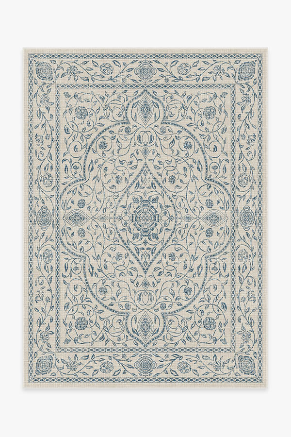 Vianna Blue & Ivory Tufted Rug | Ruggable | Ruggable