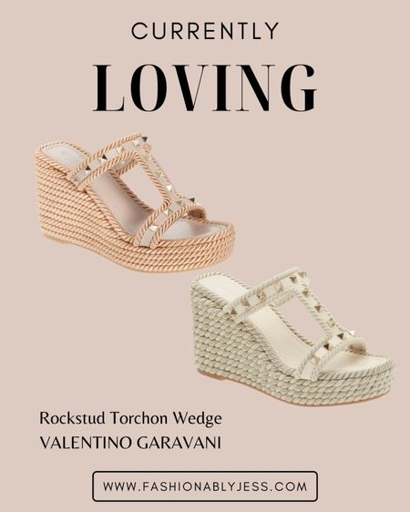 Obsessed with these Valentino wedges! Perfect if you’re looking for a luxury heel to pair with cute summer outfits! 
#valentino #luxuryheels #heels #wedges

#LTKshoecrush #LTKstyletip #LTKFind