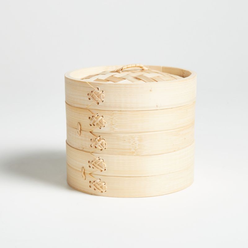 Joyce Chen 6" Bamboo Steamer + Reviews | Crate & Barrel | Crate & Barrel