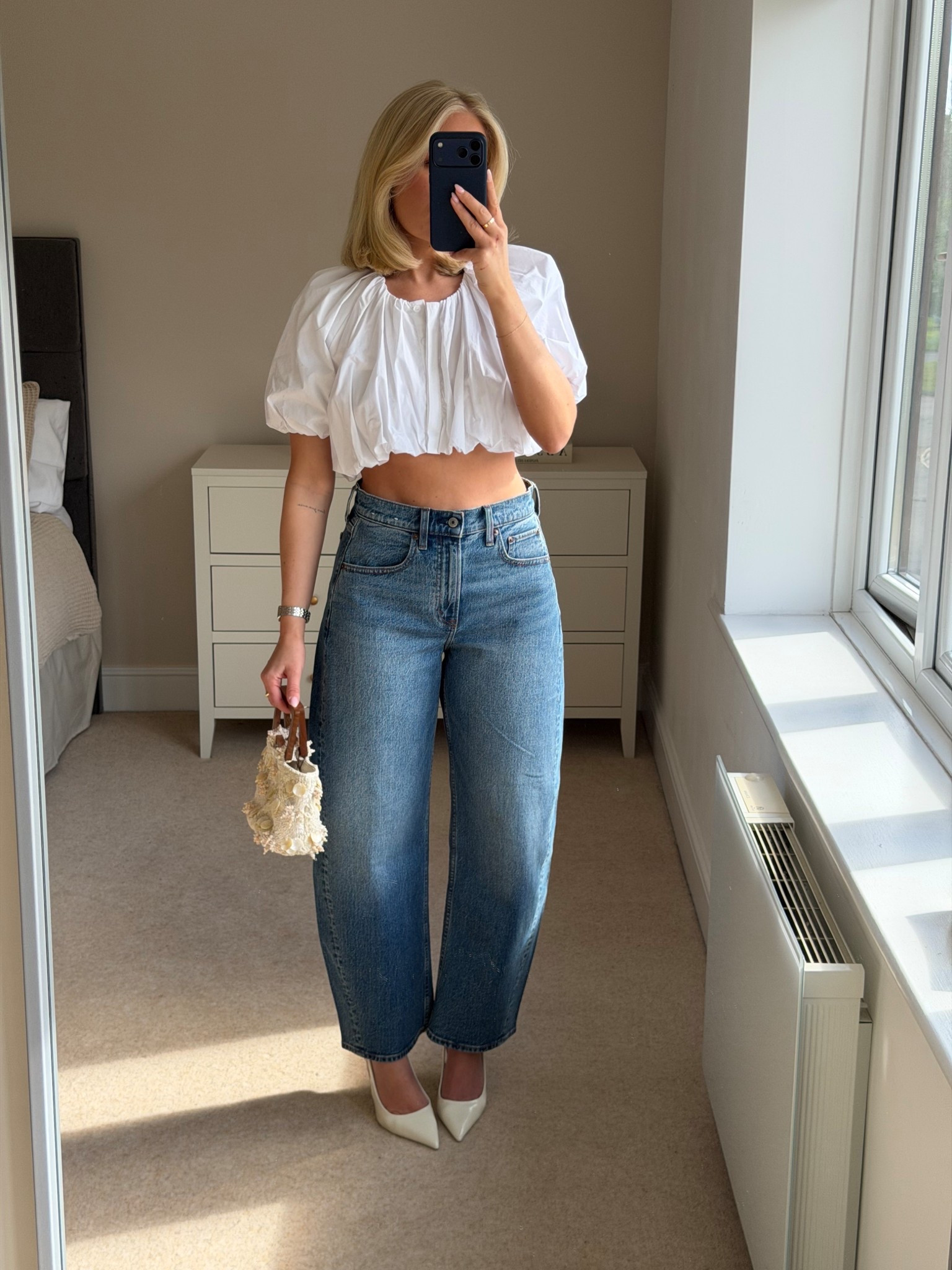 Jeans and a cute top 

Barrel jeans white crop top 

Dinner and drinks outfits 

#LTKstyletip #LTKspring