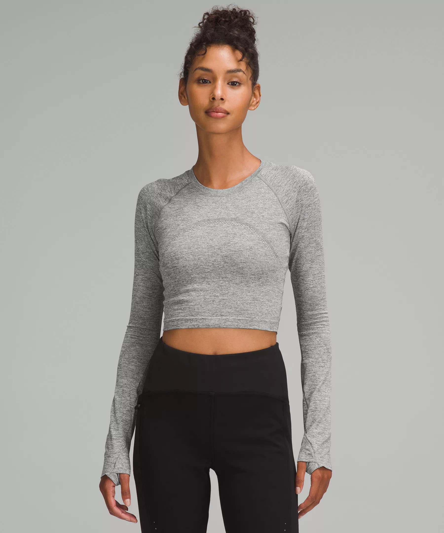Swiftly Tech Cropped Long-Sleeve Shirt 2.0 | Lululemon (US)