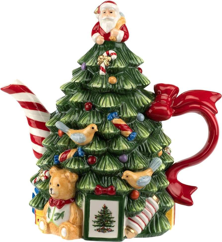 Spode Christmas Tree - Spode 250th Anniversary Christmas Tree Figural Teapot | Christmas Tea Pots... | Amazon (US)