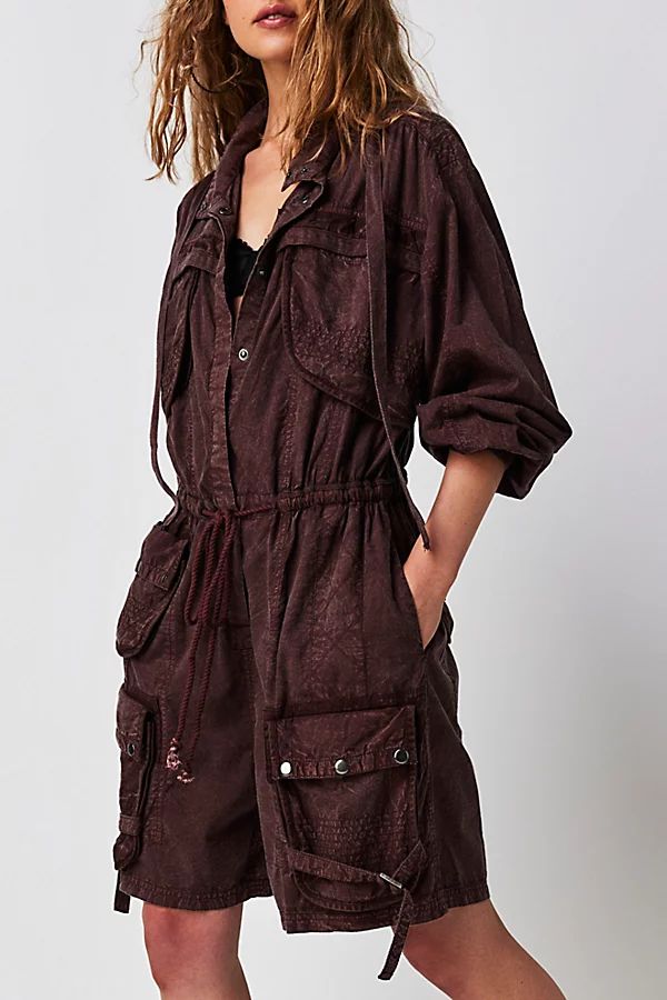 Moon Bay Parachute Shortalls | Free People (Global - UK&FR Excluded)
