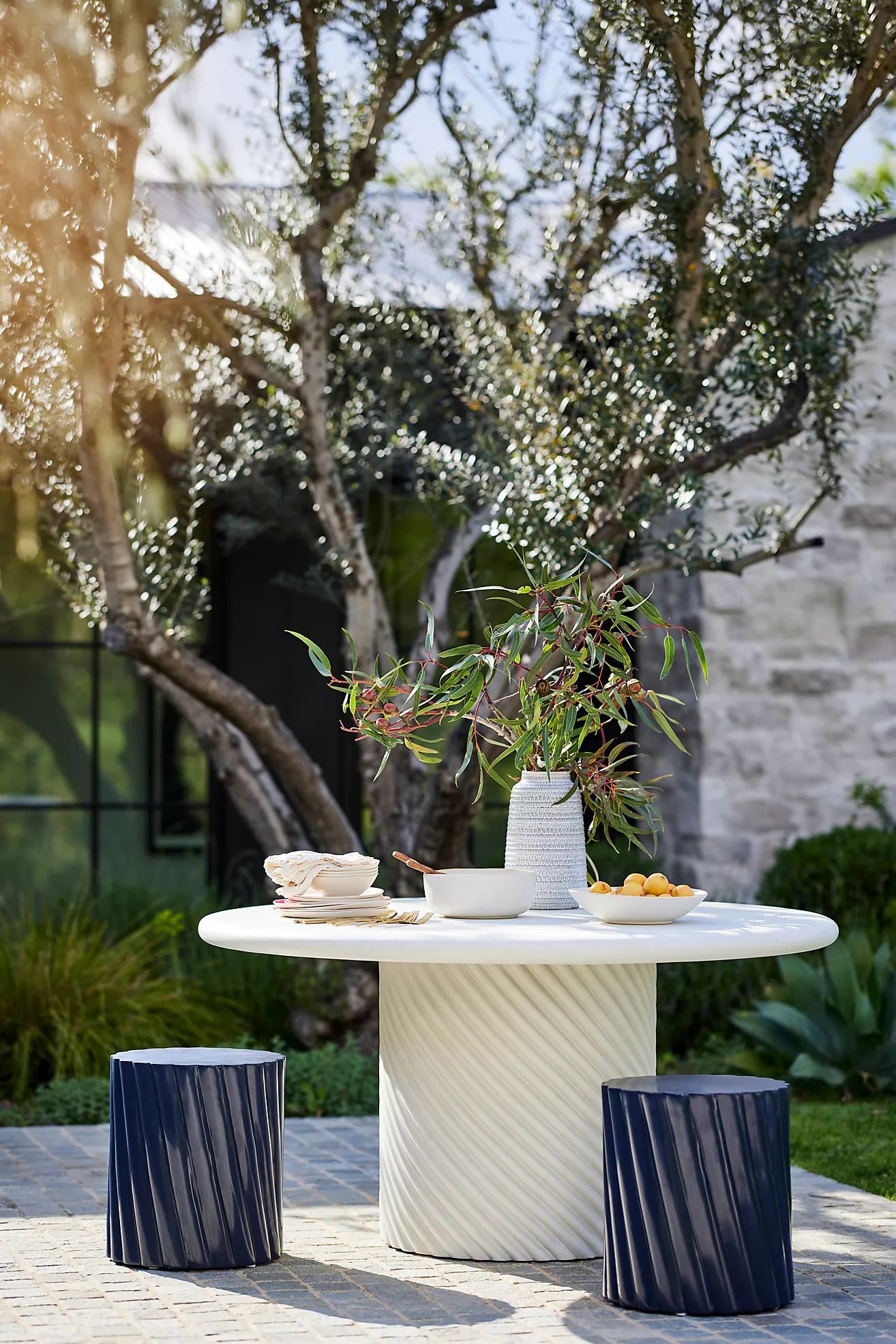 Keros Outdoor Dining Table | Anthropologie (US)