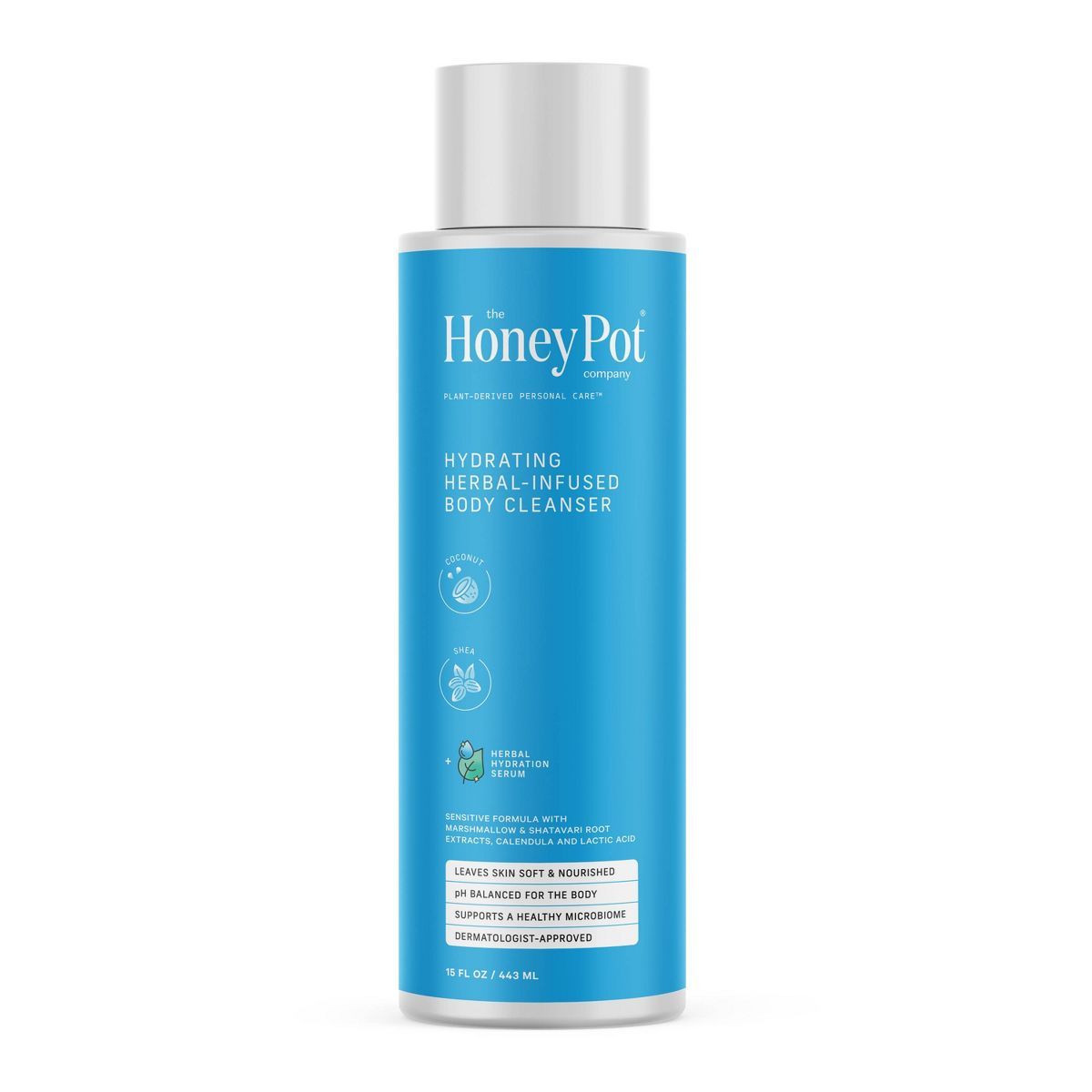 The Honey Pot Company Hydrating Herbal Infused Body Cleanser - Aloe + Shea - 15 fl oz | Target