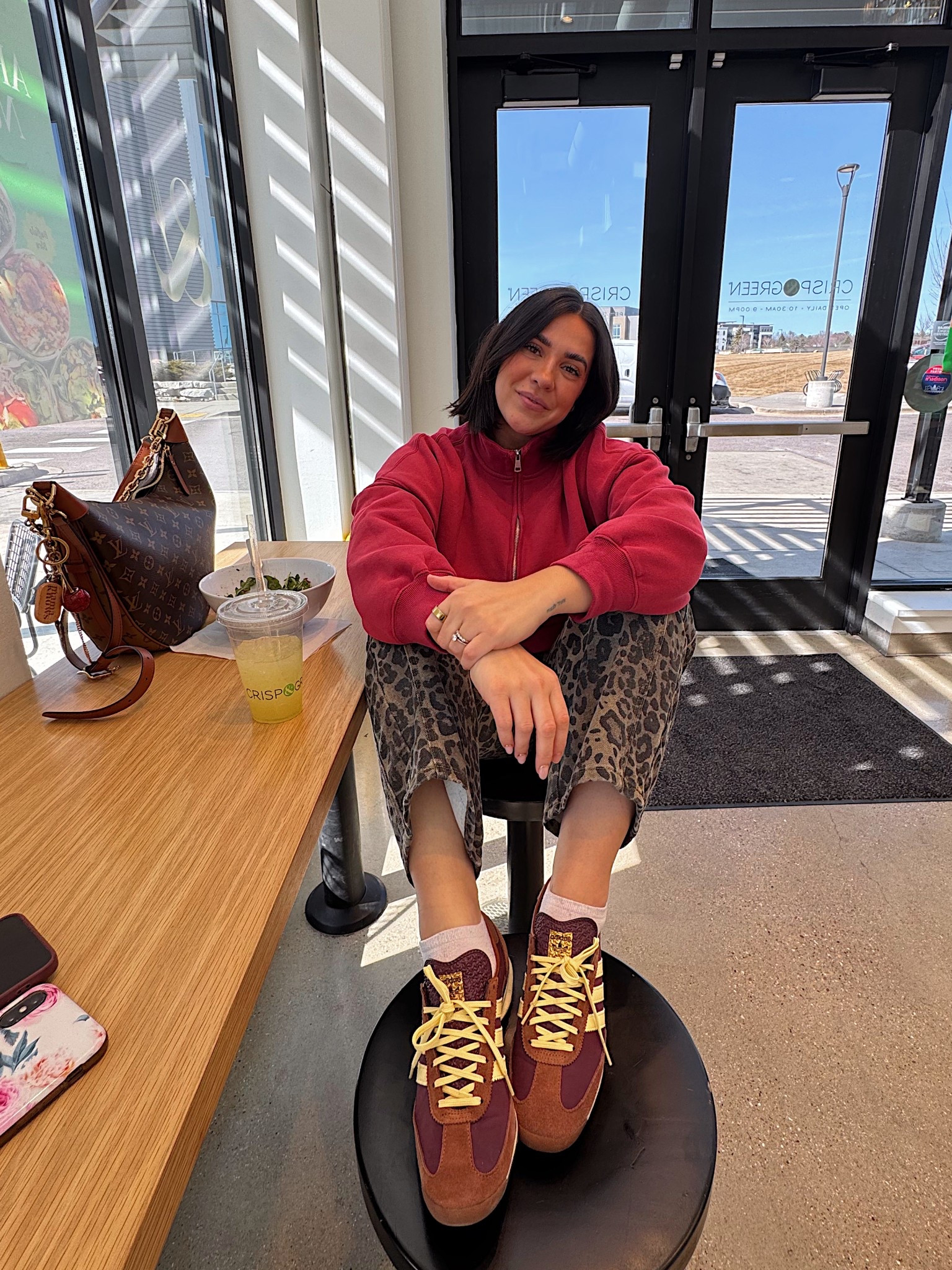 Casual spring outfit for moms! Size L in all :) no stretch pants. Adidas are comfy! 

#LTKActive #LTKMidsize #LTKStyleTip