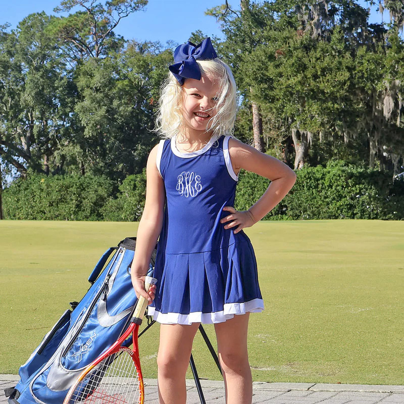 Navy & White Tennis Dress | Classic Whimsy