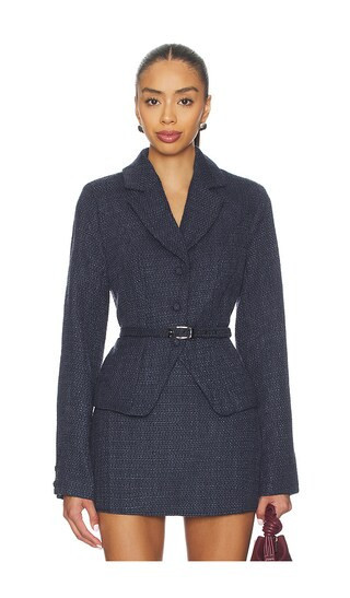 MORE TO COME Fawm Blazer in Navy. - size M | Revolve Clothing (Global)
