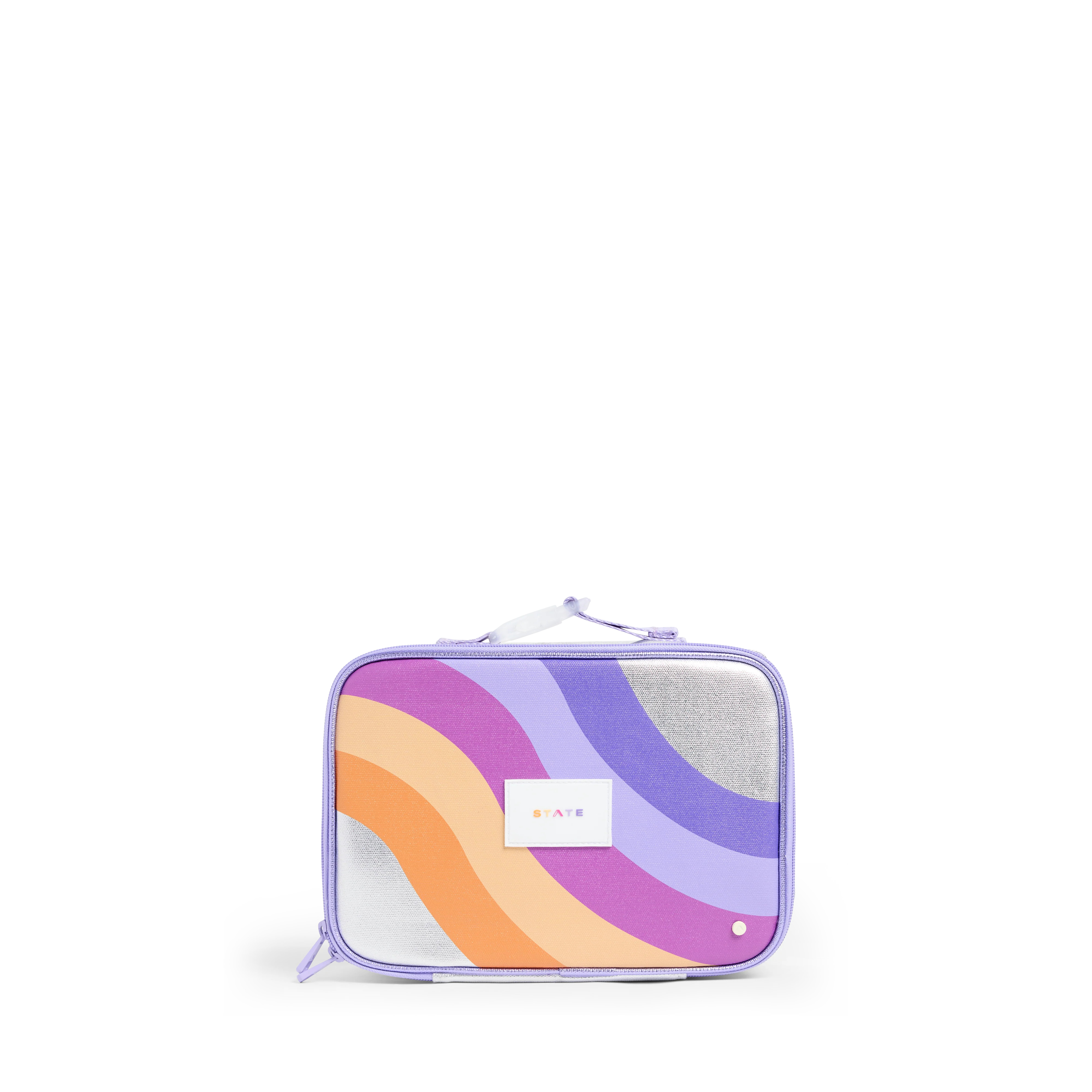 STATE Bags | Rodgers Lunch Box Metallic Rainbow Wave | STATE Bags