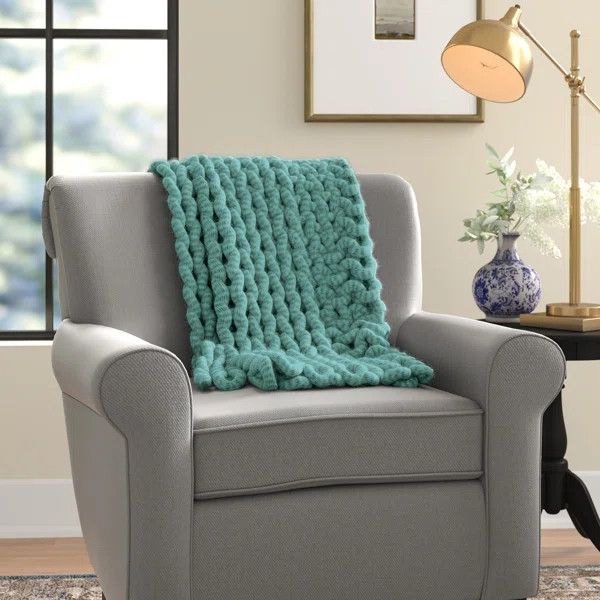 Asawer Knitted Acrylic Throw | Wayfair North America