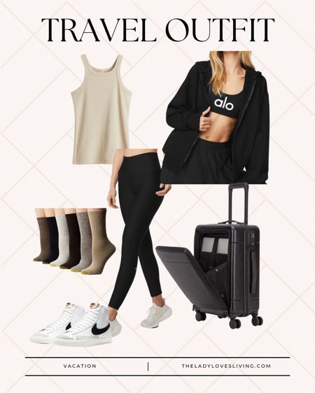 Comfortable airport outfit idea for the girlies with Pre-Check and Global Entry.

airport looks // airport outfit summer // airport style // sort port travel outfit // airport fashion // luggage// carry-on luggage // carry on suitcase

#LTKtravel #LTKstyletip #LTKFind
