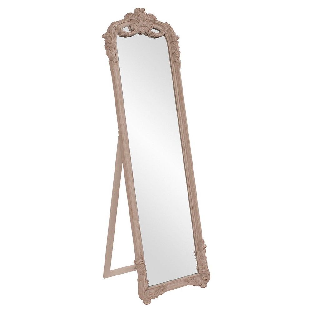 Rectangle Monticello Floor Mirror Vintage Antique Khaki - Howard Elliott | Target