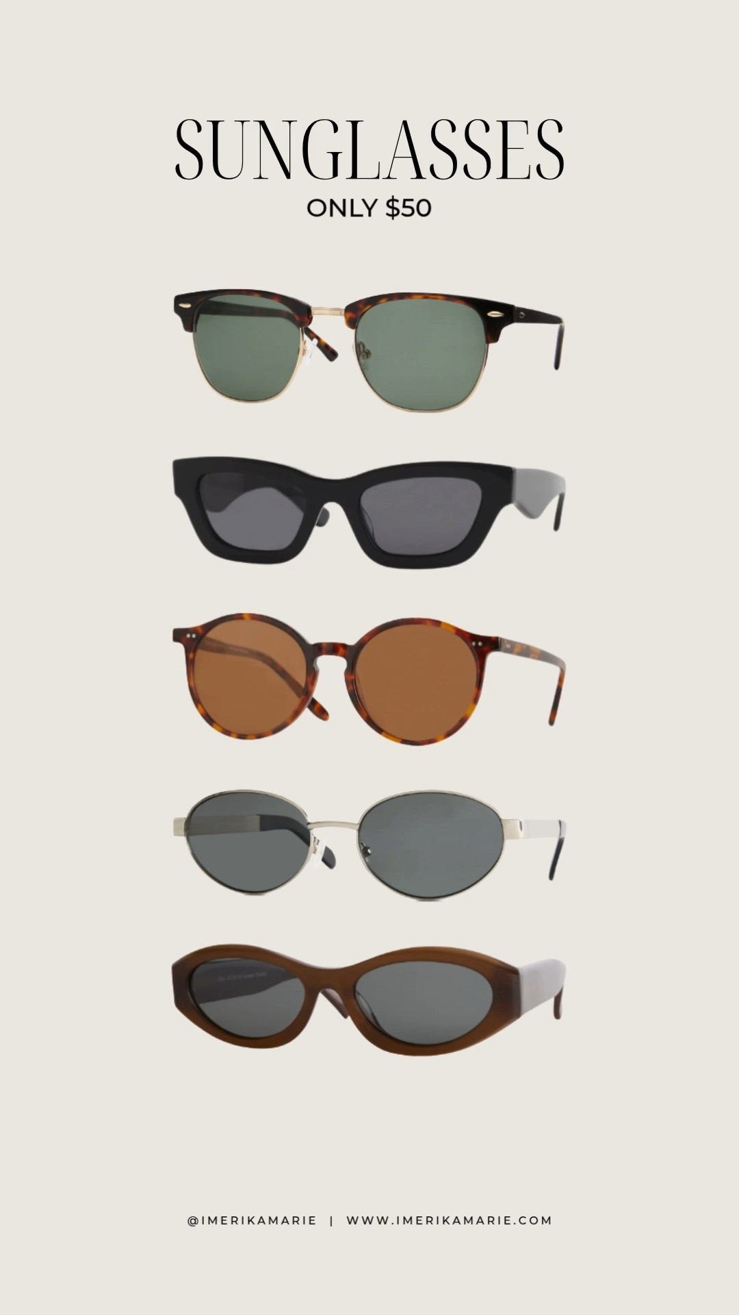 Affordable High-Quality Sunglasses ☀️

Shop these high-quality sunglasses for $50 from @Quince 

#LTKootd #LTKSwim #LTKTravel