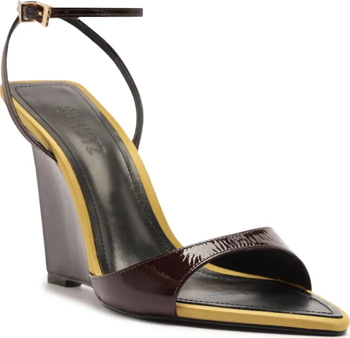 Elodie Ankle Strap Pointed Toe Wedge Sandal (Women) | Nordstrom