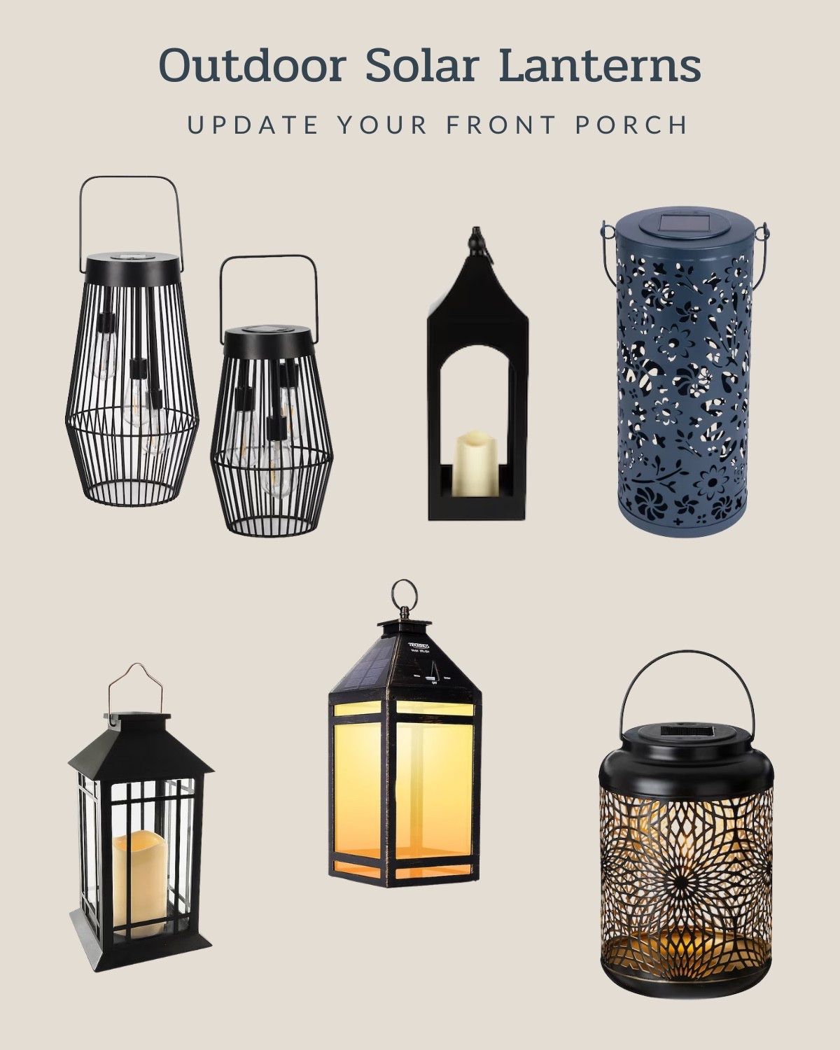 Our front porch is looking sad as we move from winter to spring. To give it some life, I’m adding solar lanterns from @lowes. These are all such good finds! #lowespartner #ad

#LTKfindsunder50 #LTKhome #LTKSeasonal