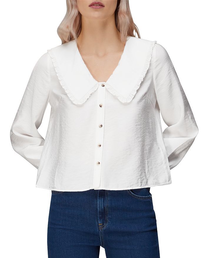 Whistles Pilgrim Collar Blouse Back to Results -  Women - Bloomingdale's | Bloomingdale's (US)