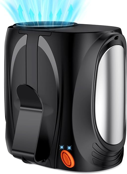 Tedajo AI Portable Waist Fan, 6 Speeds 16000RPM Strong Turbo Airflow, 40H Max Cooling Battery Pow... | Amazon (US)