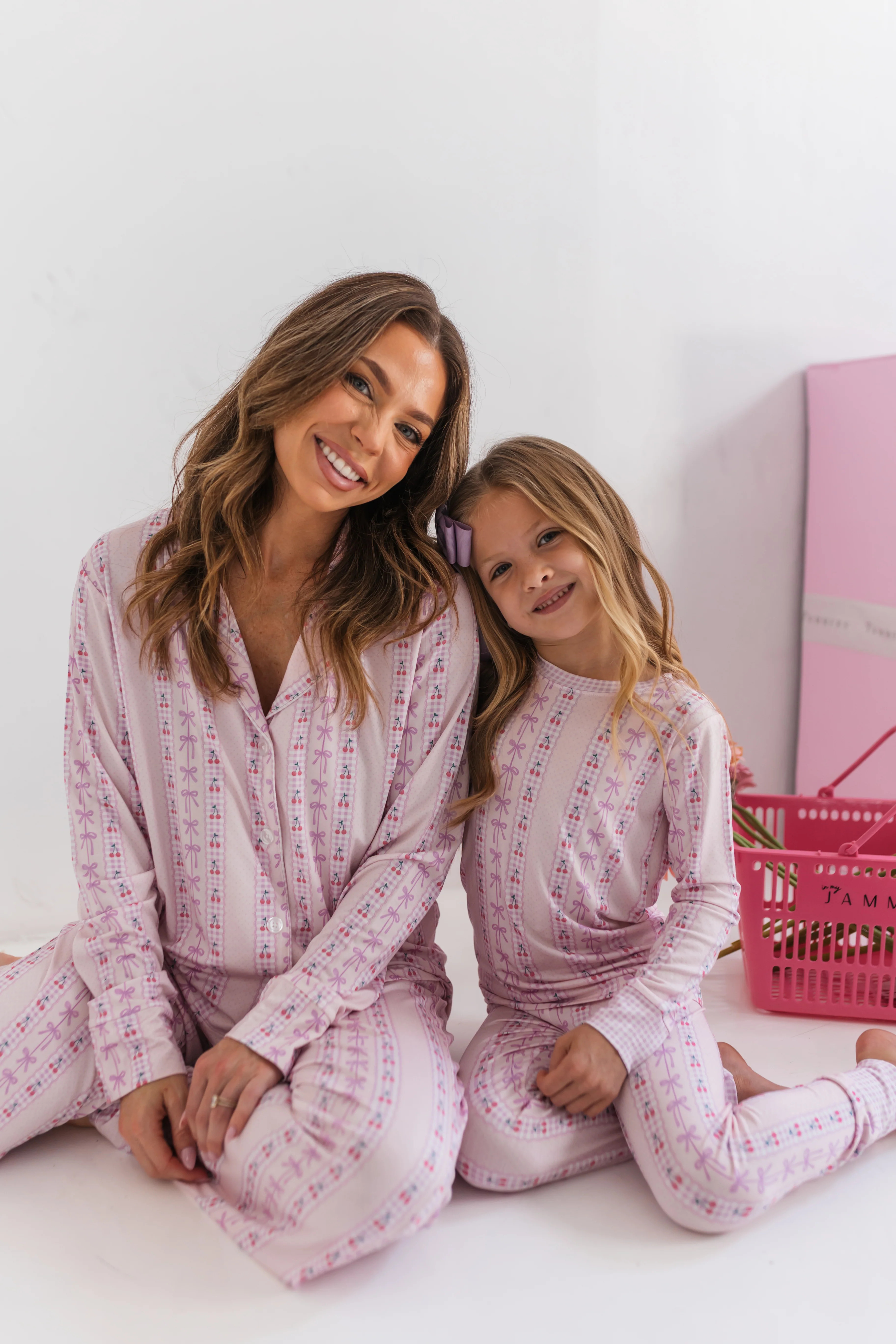 Cherry Gingham Two Piece Set | In My Jammers