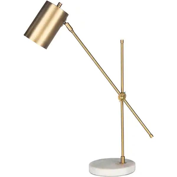 Cerrin 24 in. Gold Modern Table Lamp - 24" H - Overstock - 18095060 | Bed Bath & Beyond